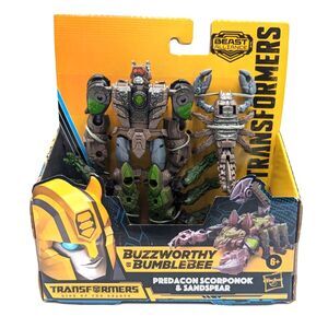 Transformers Buzzworthy Bumblebee‎ Beast Alliance PREDACON SCORPONOK & SANDSPEAR
